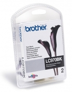 BROTHER LC-970BKBP2 - Blister Twin Pack, atrament czarny, 2 pojemniki do: DCP-135C, DCP-150C, MFC-235C, MFC-260C
