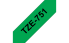 BROTHER TZ-751/TZE-751 24mm taśma laminowana, czarny nadruk/zielone tło