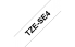 BROTHER TZ-SE4/ TZE-SE4 18mm zabezpieczająca taśma laminowana, czarny nadruk/białe tło [TZ-SE4]